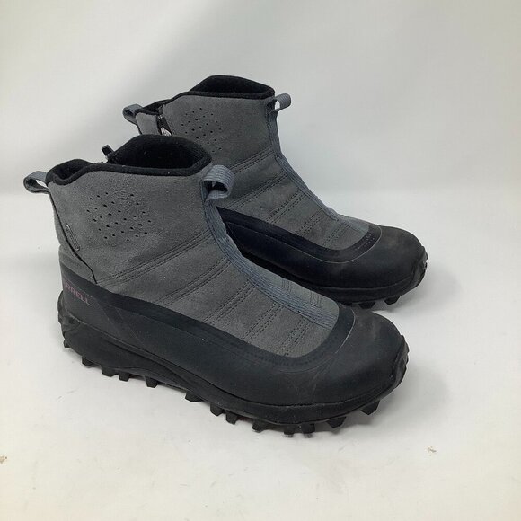 Merrell women's hiking boots 11 Thermo Snowdrift Zip Mid Shell grey insulated - Picture 4 of 11